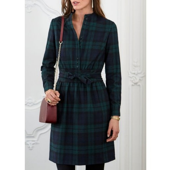 Sezane Dresses & Skirts - SéZane Dresses Navy blue Dark green